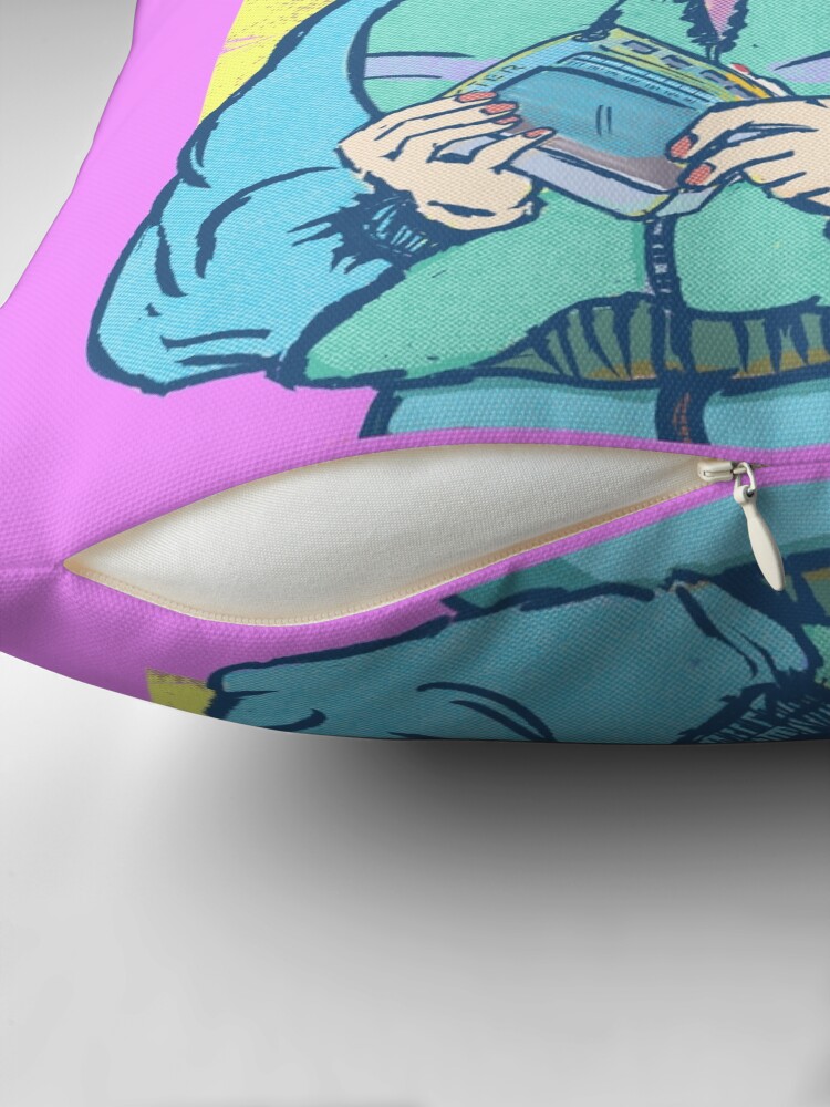 I'M SO 90'S Throw Pillow - Image 2