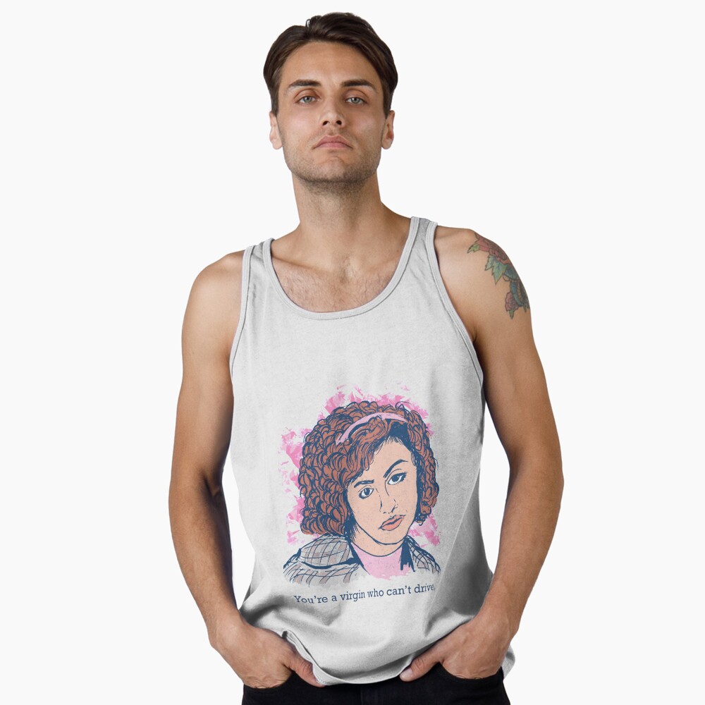 YOU'RE A VIRGIN WHO CAN'T DRIVE Tank Top - Image 3